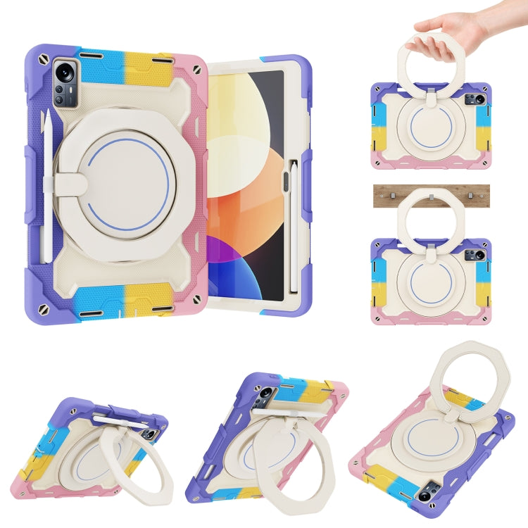 Armor Contrast Color Silicone + PC Tablet Case, For Xiaomi Pad 5 Pro 12.4