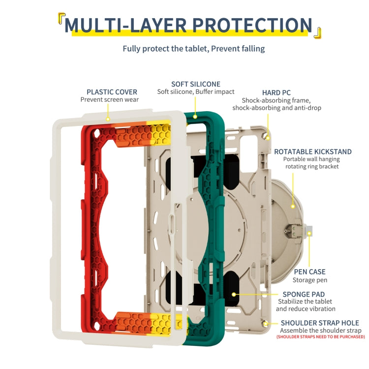 Armor Contrast Color Silicone + PC Tablet Case, For Xiaomi Pad 5 Pro 12.4