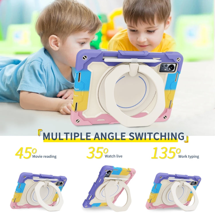 Armor Contrast Color Silicone + PC Tablet Case, For Xiaomi Pad 5 Pro 12.4