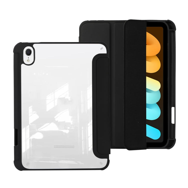 Étui en cuir acrylique pliable en 3 parties pour iPad 10e génération 10.9 (2022)