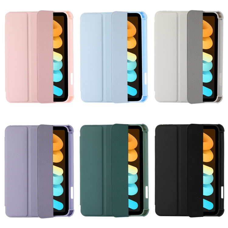 Étui en cuir acrylique pliable en 3 parties pour iPad 10e génération 10.9 (2022)