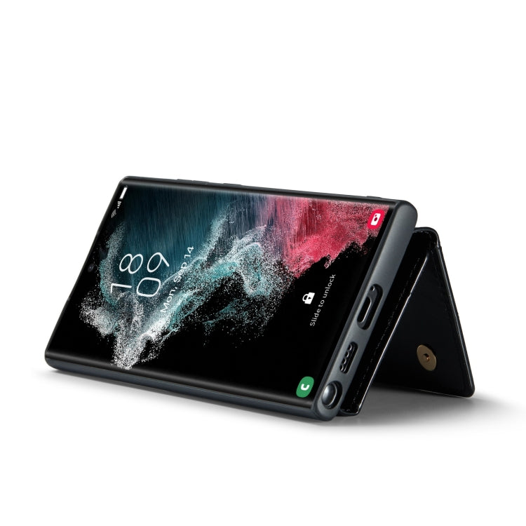 DG.MING M3 Series Glitter Powder Card Bag Leather Case, For Samsung Galaxy S22 Ultra 5G, For iPhone 14 Pro Max