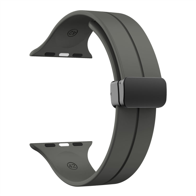 Solid Color Silicone Watch Band, For Apple Watch Series 8&7 41mm / SE 2&6&SE&5&4 40mm / 3&2&1 38mm