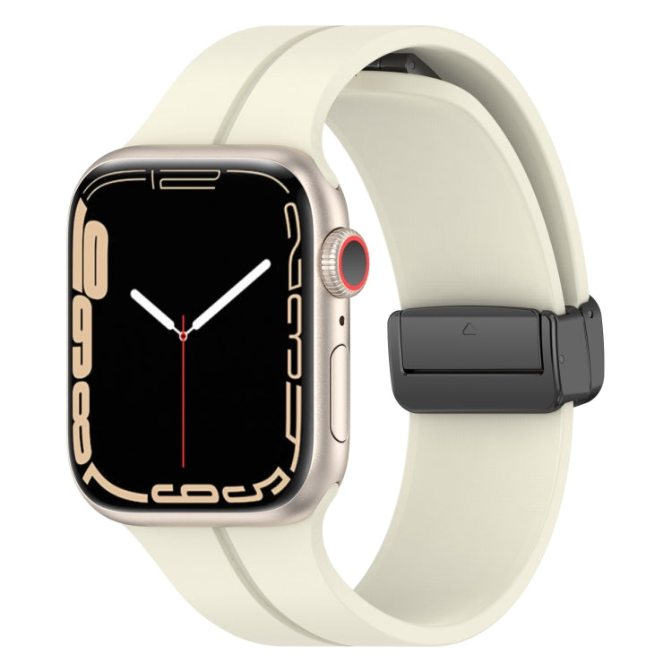 Solid Color Silicone Watch Band, For Apple Watch Ultra 49mm / Series 8&7 45mm / SE 2&6&SE&5&4 44mm