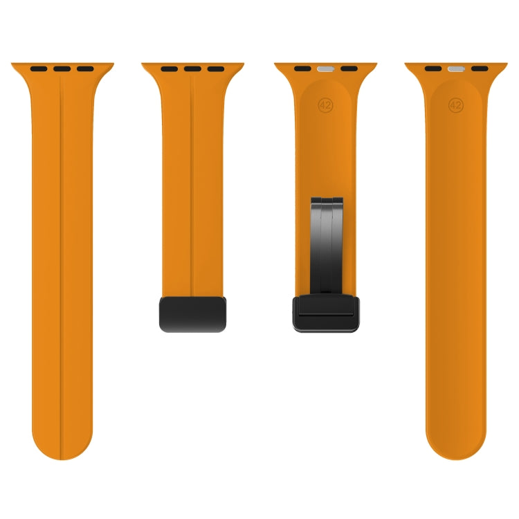 Solid Color Silicone Watch Band, For Apple Watch Series 8&7 41mm / SE 2&6&SE&5&4 40mm / 3&2&1 38mm