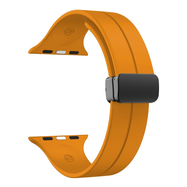 Solid Color Silicone Watch Band, For Apple Watch Series 8&7 41mm / SE 2&6&SE&5&4 40mm / 3&2&1 38mm