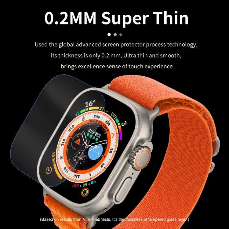 NILLKIN H+Pro 0.2mm 9H Explosion-proof Tempered Glass Film, For Apple Watch Ultra 49mm