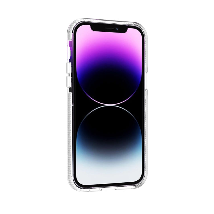 Two-color Shockproof High Transparency TPU Phone Case, For iPhone 14, For iPhone 14 Plus, For iPhone 14 Pro, For iPhone 14 Pro Max