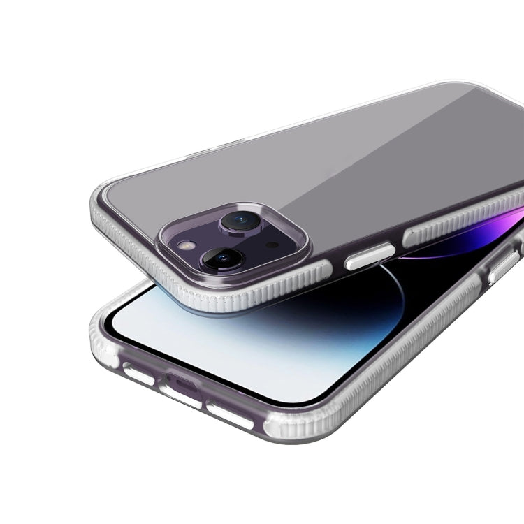 Two-color Shockproof High Transparency TPU Phone Case, For iPhone 14, For iPhone 14 Plus, For iPhone 14 Pro, For iPhone 14 Pro Max