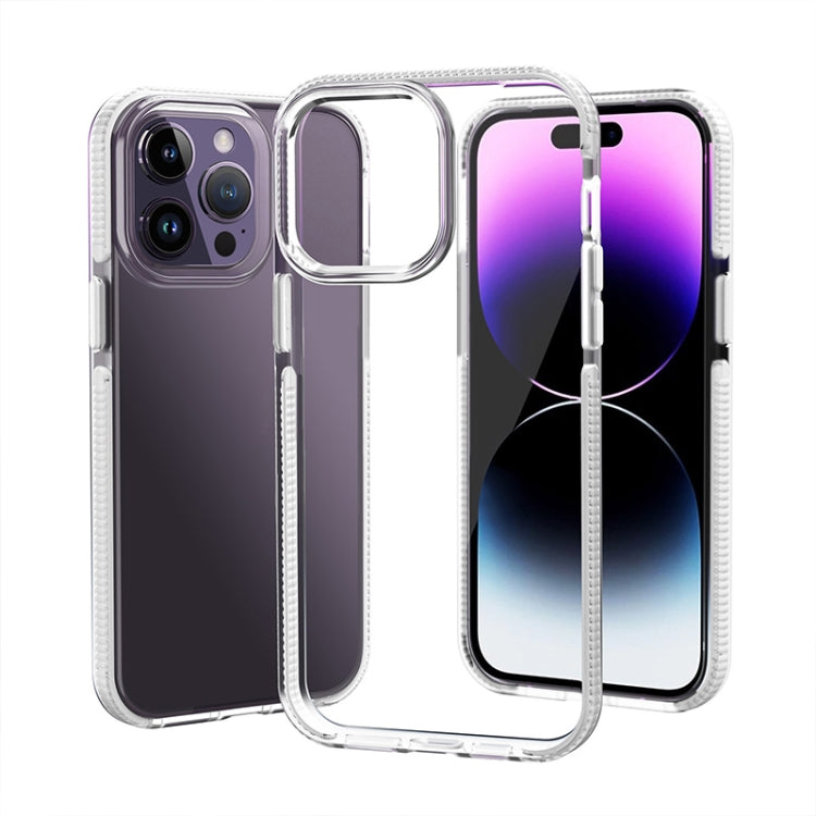 Two-color Shockproof High Transparency TPU Phone Case, For iPhone 14, For iPhone 14 Plus, For iPhone 14 Pro, For iPhone 14 Pro Max