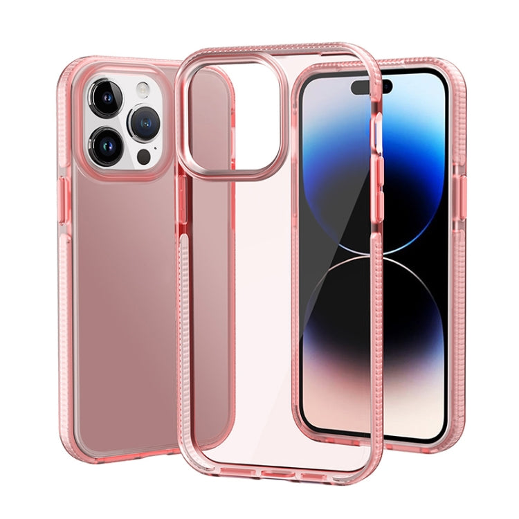 Two-color Shockproof High Transparency TPU Phone Case, For iPhone 14, For iPhone 14 Plus, For iPhone 14 Pro, For iPhone 14 Pro Max