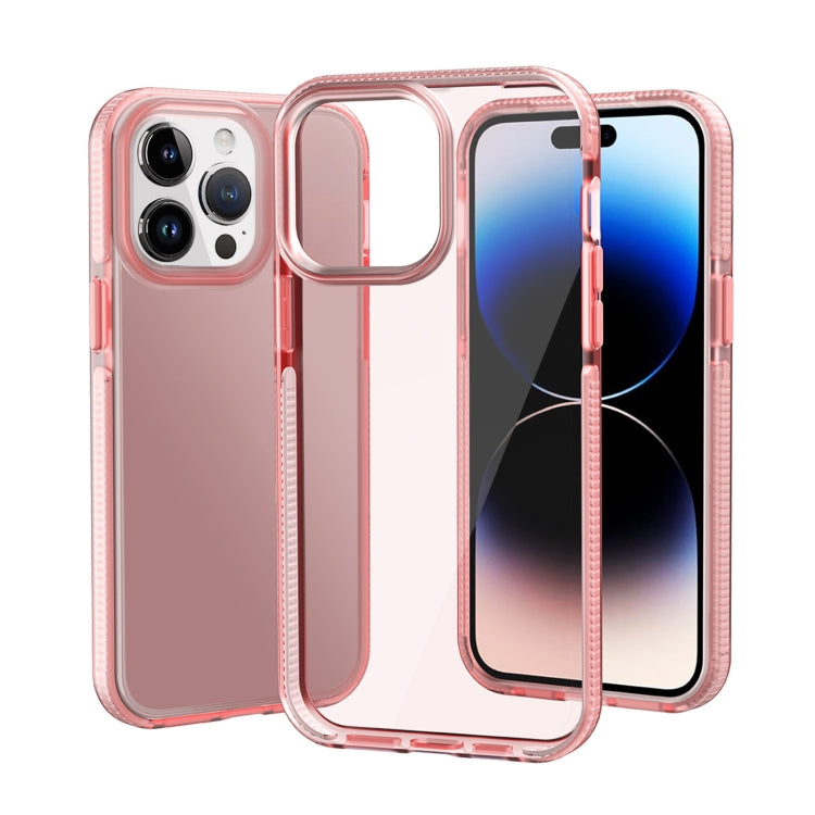 Two-color Shockproof High Transparency TPU Phone Case, For iPhone 14, For iPhone 14 Plus, For iPhone 14 Pro, For iPhone 14 Pro Max