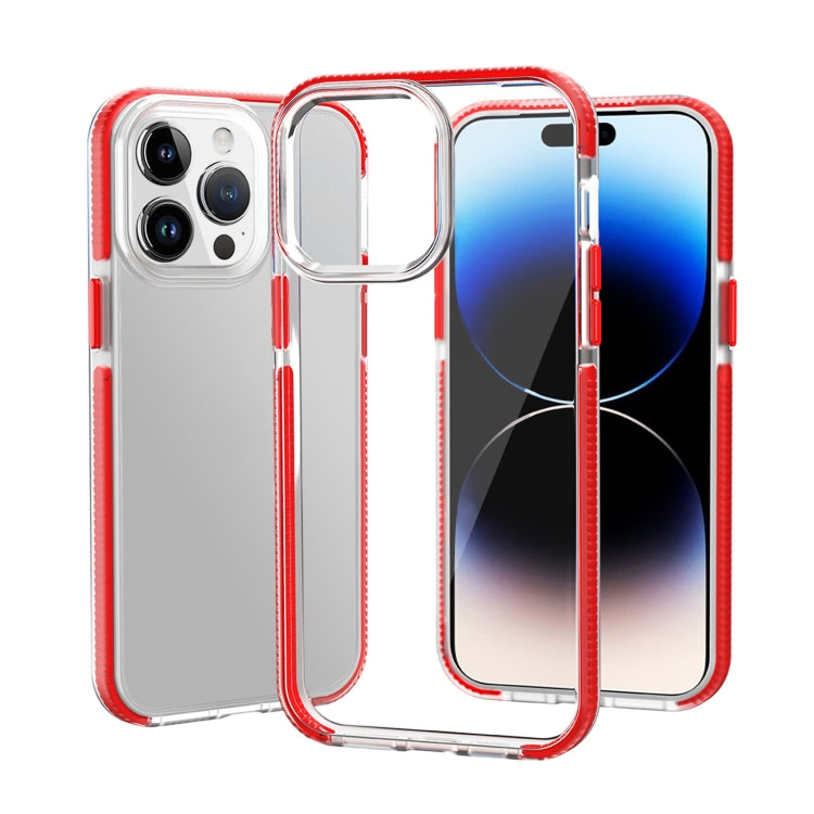 Two-color Shockproof High Transparency TPU Phone Case, For iPhone 14, For iPhone 14 Plus, For iPhone 14 Pro, For iPhone 14 Pro Max