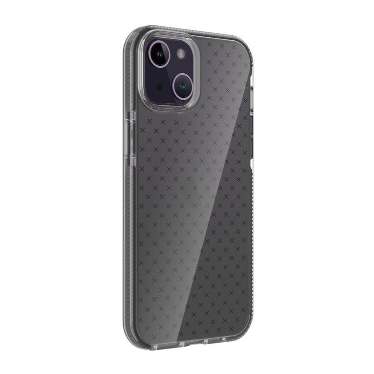 Grid Pattern Transparent TPU Phone Case