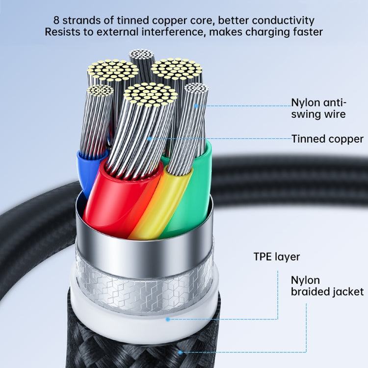 JOYROOM 20W Type-C to 8 Pin Surpass Series Fast Charging Data Cable