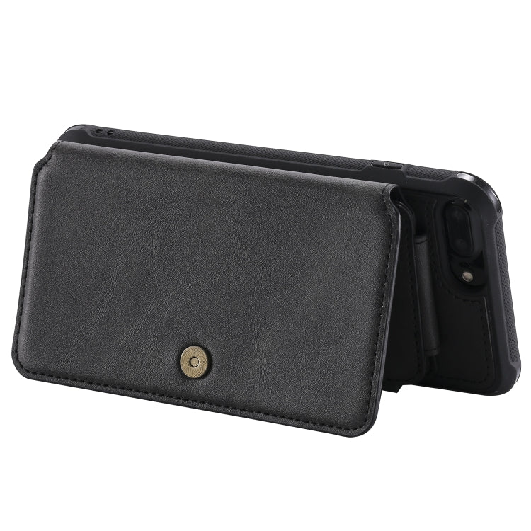 Zipper Shockproof Protective Case with Card Slots & Bracket & Photo Holder & Wallet Function, For iPhone 7 Plus / 8 Plus, For iPhone 6, For iPhone XR, For iPhone XS Max