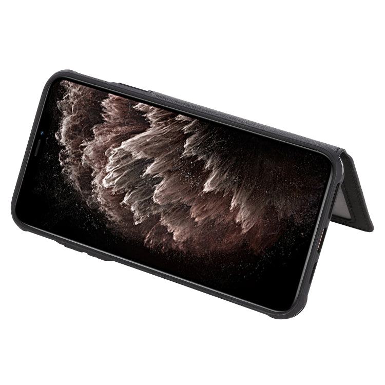 Zipper Shockproof Protective Case with Card Slots & Bracket & Photo Holder & Wallet Function, For iPhone 11 Pro Max, For iPhone 11 Pro, For Galaxy Note 10, For Galaxy Note 10 Plus, For Galaxy Note 8