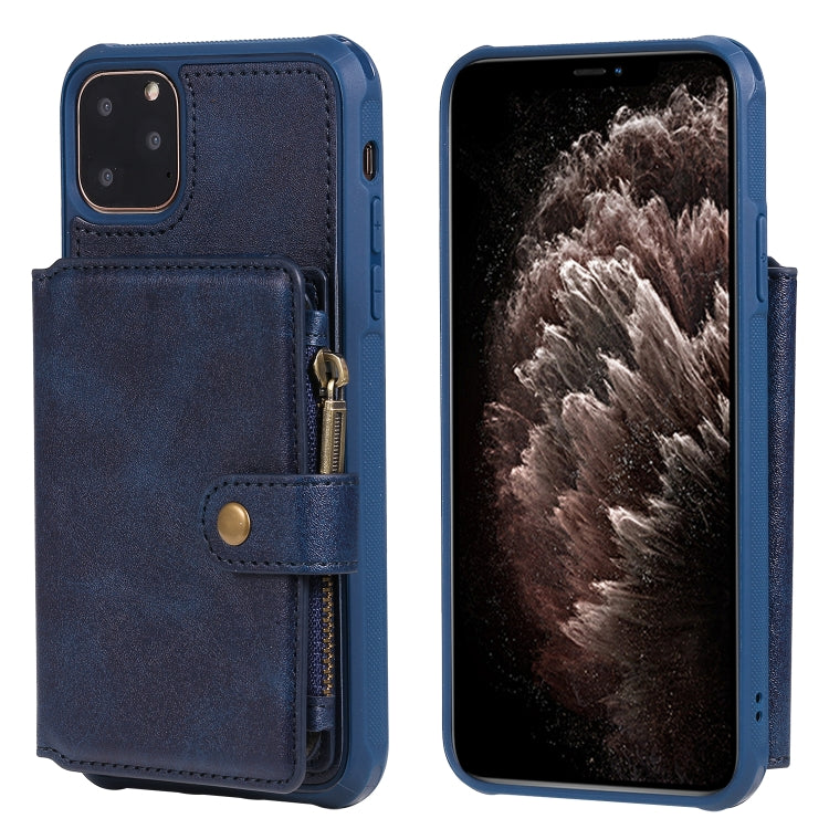 Zipper Shockproof Protective Case with Card Slots & Bracket & Photo Holder & Wallet Function, For iPhone 11 Pro Max, For iPhone 11 Pro, For Galaxy Note 10, For Galaxy Note 10 Plus, For Galaxy Note 8