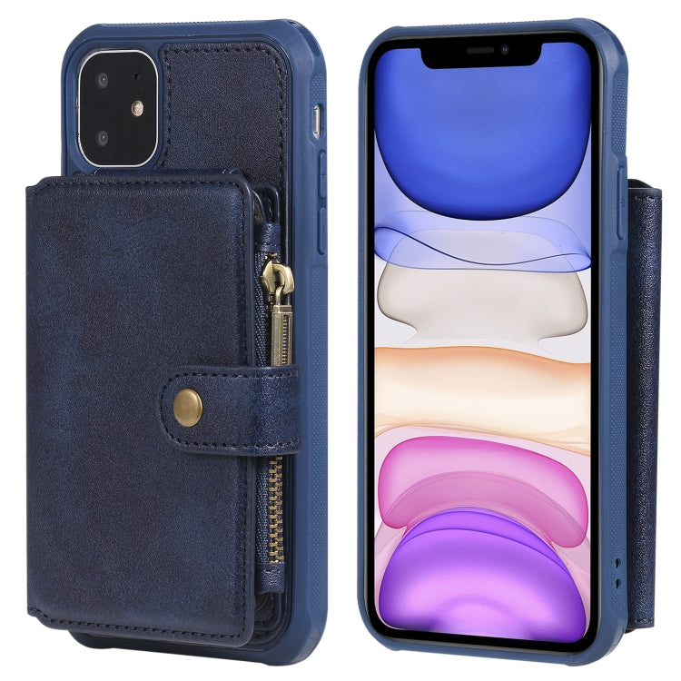 Zipper Shockproof Protective Case with Card Slots & Bracket & Photo Holder & Wallet Function, For iPhone 11 Pro Max, For iPhone 11 Pro, For Galaxy Note 10, For Galaxy Note 10 Plus, For Galaxy Note 8