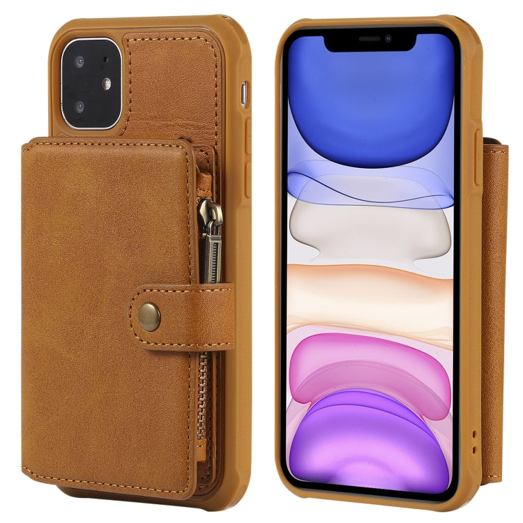 Zipper Shockproof Protective Case with Card Slots & Bracket & Photo Holder & Wallet Function, For iPhone 11 Pro Max, For iPhone 11 Pro, For Galaxy Note 10, For Galaxy Note 10 Plus, For Galaxy Note 8