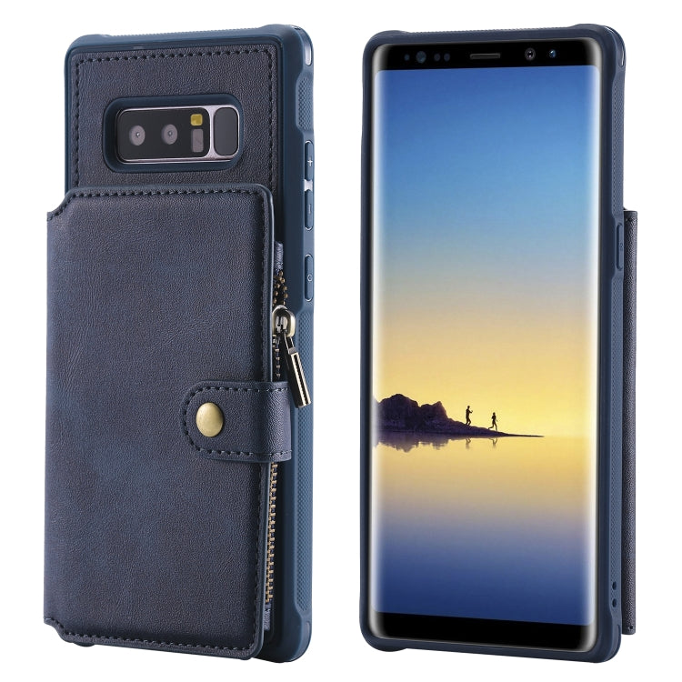 Zipper Shockproof Protective Case with Card Slots & Bracket & Photo Holder & Wallet Function, For iPhone 11 Pro Max, For iPhone 11 Pro, For Galaxy Note 10, For Galaxy Note 10 Plus, For Galaxy Note 8