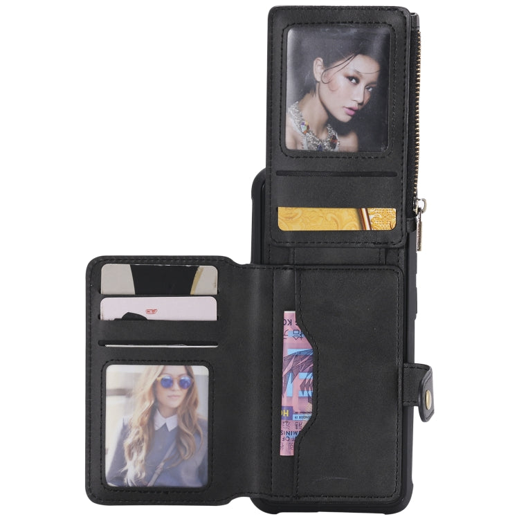 Zipper Shockproof Protective Case with Card Slots & Bracket & Photo Holder & Wallet Function, For Galaxy S8 Plus, For Galaxy S8, For Galaxy S9 Plus, For Galaxy S9