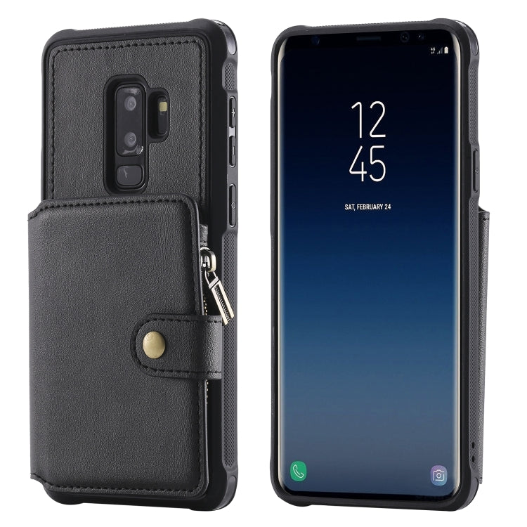 Zipper Shockproof Protective Case with Card Slots & Bracket & Photo Holder & Wallet Function, For Galaxy S8 Plus, For Galaxy S8, For Galaxy S9 Plus, For Galaxy S9