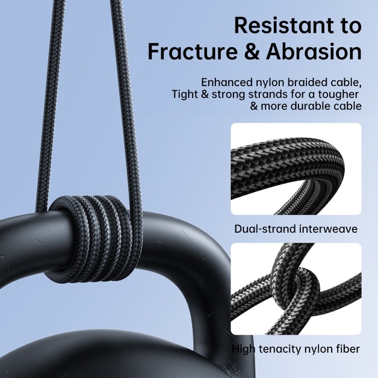 JOYROOM 2.4A USB to 8 Pin Surpass Series Fast Charging Data Cable, 0.25m, 1.2m