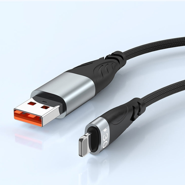 ADC-008 2 in 1 PD 30W USB/Type-C to 8 Pin Fast Charge Data Cable, Length: 1m, USB/Type-C to 8 Pin