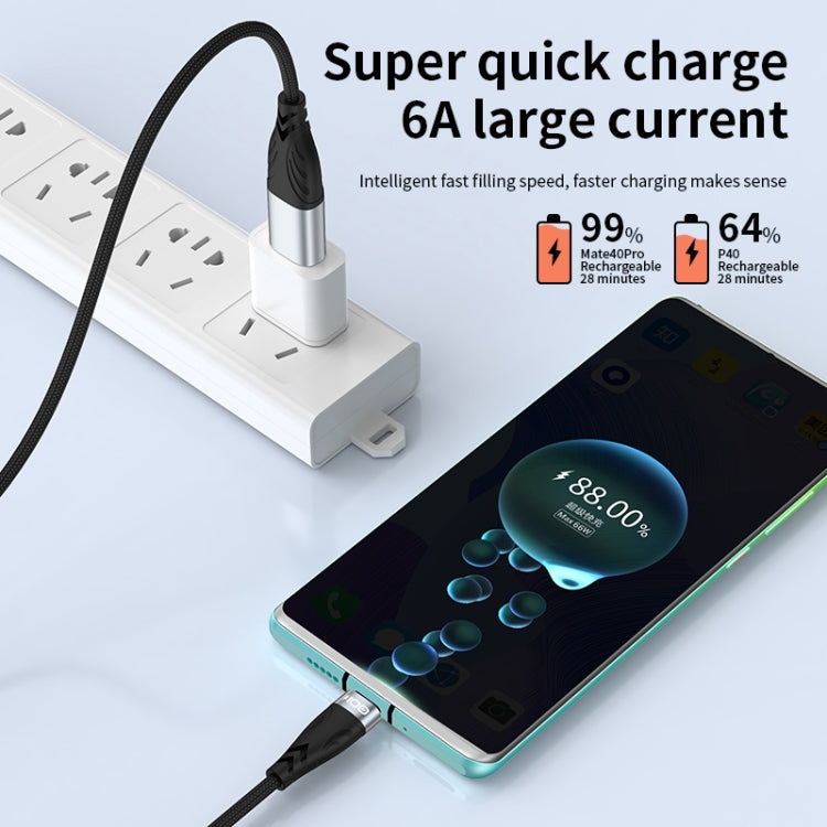 ADC-008 2 in 1 PD 30W USB/Type-C to 8 Pin Fast Charge Data Cable, Length: 1m, USB/Type-C to 8 Pin