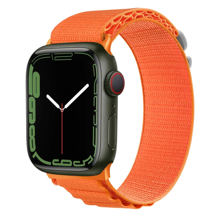 Silver Buckle Nylon Watch Band, For Apple Watch Ultra 49mm / Series 8&7 45mm / SE 2&6&SE&5&4 44mm, For Apple Watch Series 8&7 41mm / SE 2&6&SE&5&4 40mm / 3&2&1 38mm