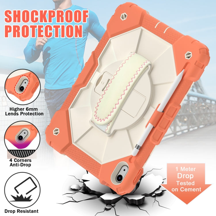 Étui de protection antichoc en silicone et PC pour tablette, motif robot contrasté, pour iPad 10e génération 10.9 2022