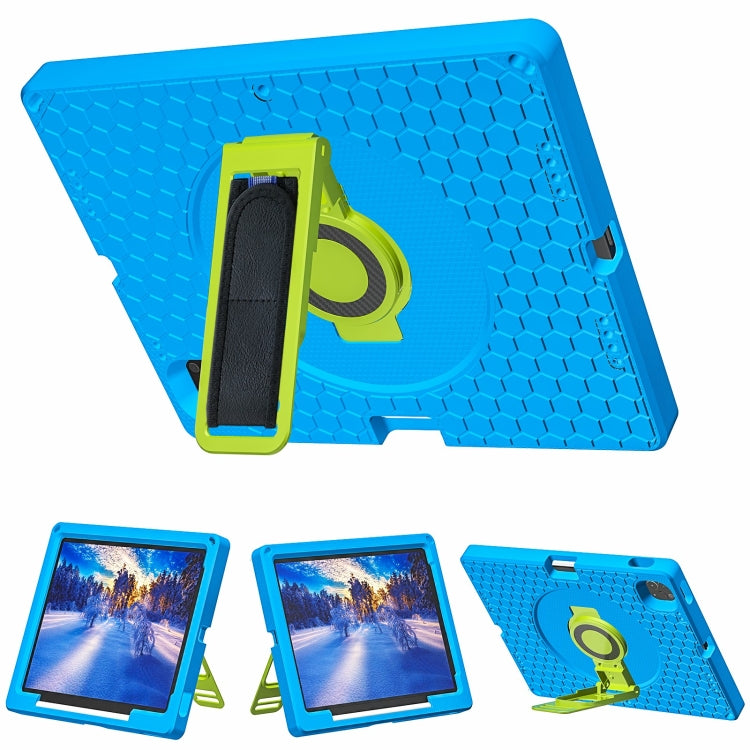 Étui rigide en EVA avec support rotatif à 360° et sangle pour tablette iPad Pro 12,9 pouces (2019/2021/2022)