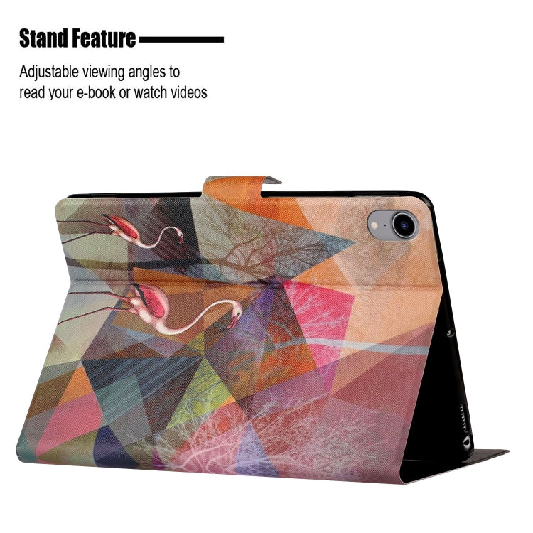 Colored Drawing Pattern Flip Leather Smart Tablet Case, For iPad 10th Gen 10.9 2022