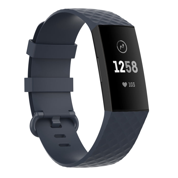 Color Buckle TPU Wrist Strap Watch Band for Fitbit Charge 4 / Charge 3 / Charge 3 SE, Size: S