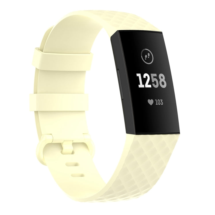 Color Buckle TPU Wrist Strap Watch Band for Fitbit Charge 4 / Charge 3 / Charge 3 SE, Size: S