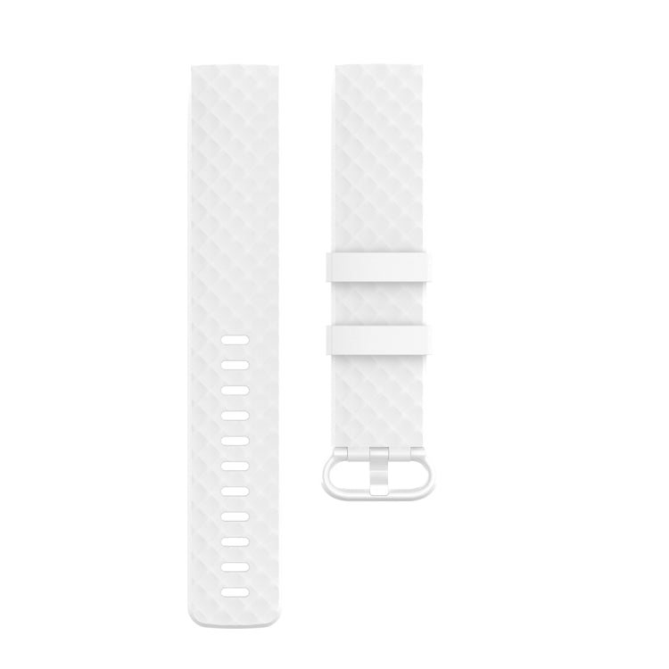 Color Buckle TPU Wrist Strap Watch Band for Fitbit Charge 4 / Charge 3 / Charge 3 SE, Size: L