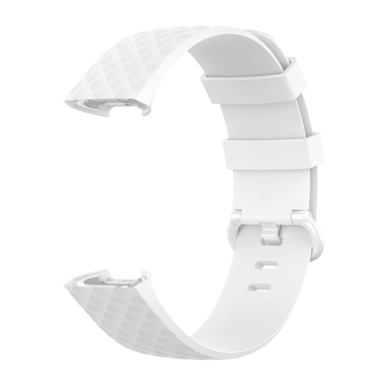 Color Buckle TPU Wrist Strap Watch Band for Fitbit Charge 4 / Charge 3 / Charge 3 SE, Size: L