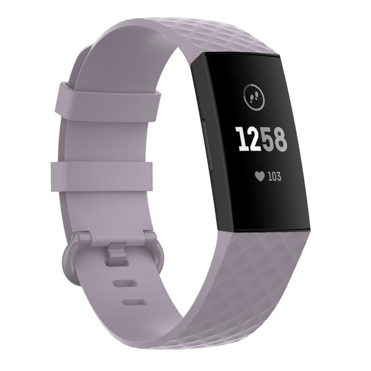 Color Buckle TPU Wrist Strap Watch Band for Fitbit Charge 4 / Charge 3 / Charge 3 SE, Size: L