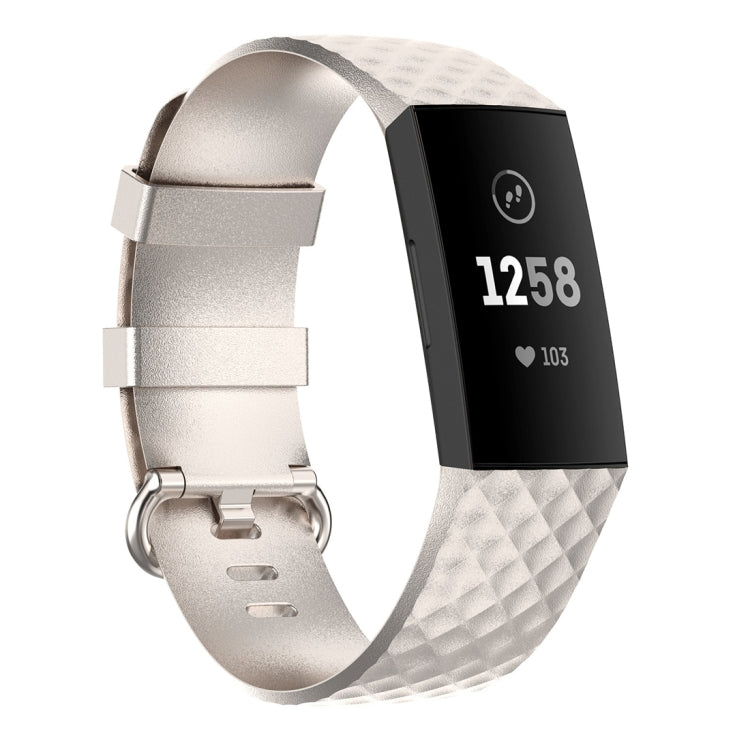 Color Buckle TPU Wrist Strap Watch Band for Fitbit Charge 4 / Charge 3 / Charge 3 SE, Size: L