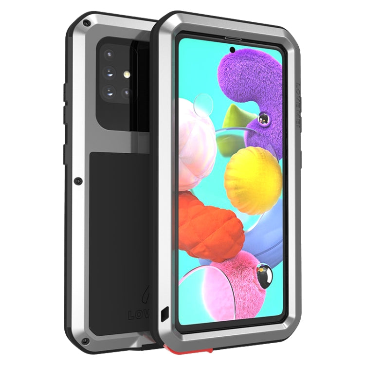 LOVE MEI Metal Shockproof Waterproof Dustproof Protective Case, For Huawei P40, For Huawei P40 Pro, For Samsung Galaxy A51, For Samsung Galaxy A40s