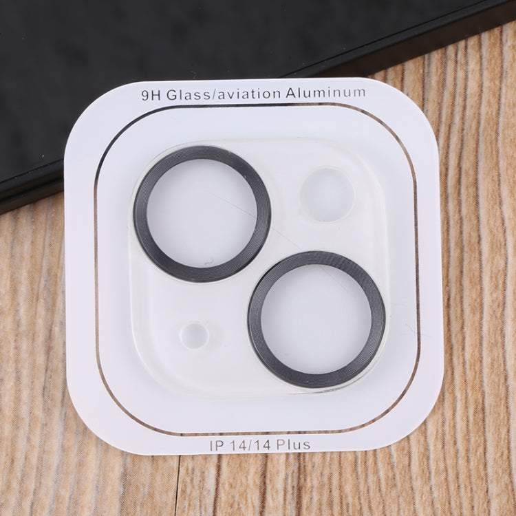 50pcs Tempered Glass CD Texture Back Camera Film, For iPhone 14 / 14 Plus (50 PCS)