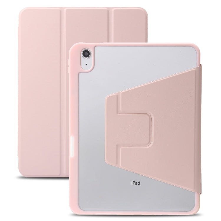 Étui intelligent en cuir acrylique rotatif à 360° pour tablette iPad 10e génération 10.9 (2022)