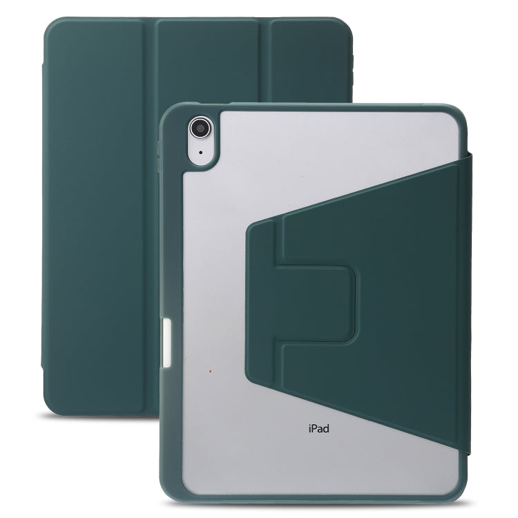 Étui intelligent en cuir acrylique rotatif à 360° pour tablette iPad 10e génération 10.9 (2022)