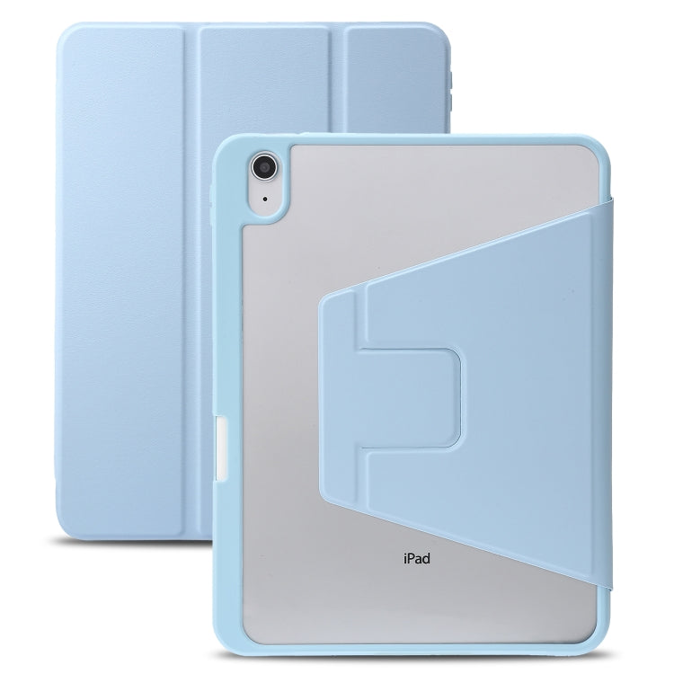 Étui intelligent en cuir acrylique rotatif à 360° pour tablette iPad 10e génération 10.9 (2022)