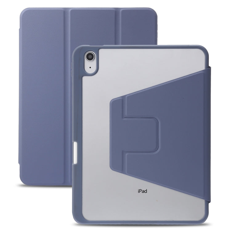 Étui intelligent en cuir acrylique rotatif à 360° pour tablette iPad 10e génération 10.9 (2022)