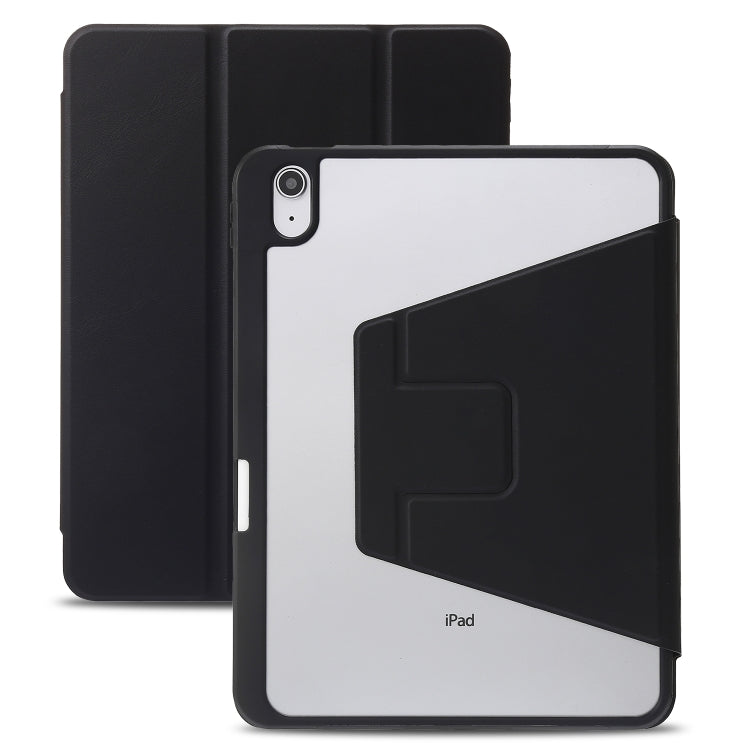 3-Fold 360 Rotation Acrylic Leather Smart Tablet Case, For iPad 10th Gen 10.9 2022