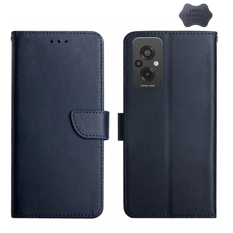 Genuine Leather Fingerprint-proof Flip Phone Case, For Xiaomi Redmi 11 Prime 4G, For Xiaomi Redmi 11 Prime 5G, For Xiaomi Redmi Note 12 China, For Xiaomi Redmi Note 12 Pro 5G China, For Xiaomi Redmi Note 12 Pro+ China/12 Explorer�����������������������...