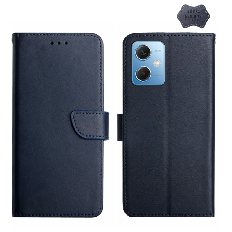 Genuine Leather Fingerprint-proof Flip Phone Case, For Xiaomi Redmi 11 Prime 4G, For Xiaomi Redmi 11 Prime 5G, For Xiaomi Redmi Note 12 China, For Xiaomi Redmi Note 12 Pro 5G China, For Xiaomi Redmi Note 12 Pro+ China/12 Explorer�����������������������...