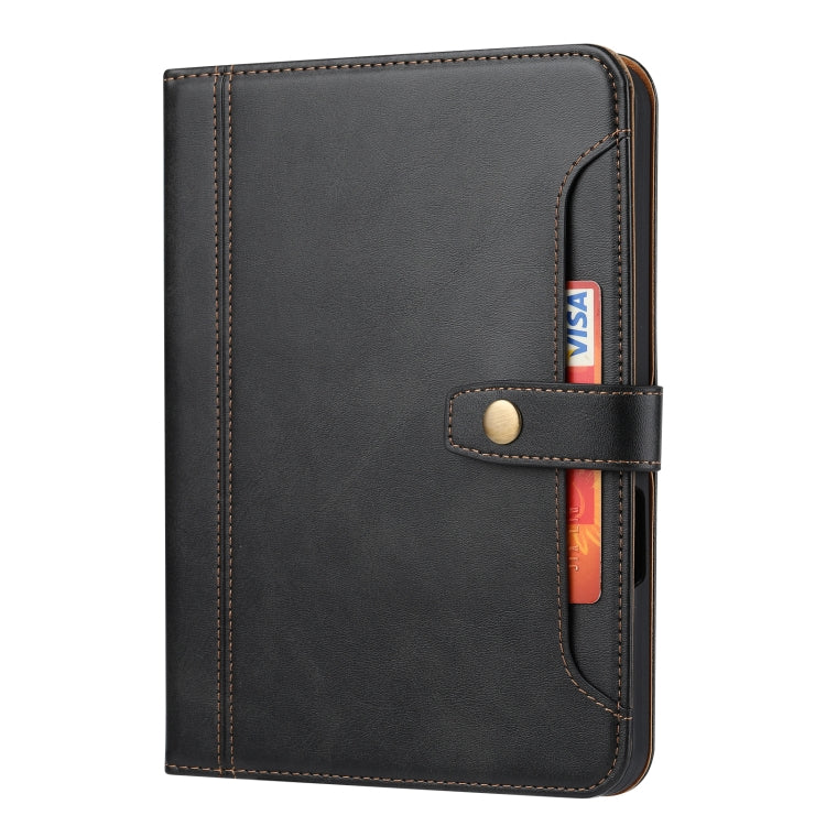 Calf Texture Double Fold Leather Smart Tablet Case, For iPad 10th Gen 10.9 2022
